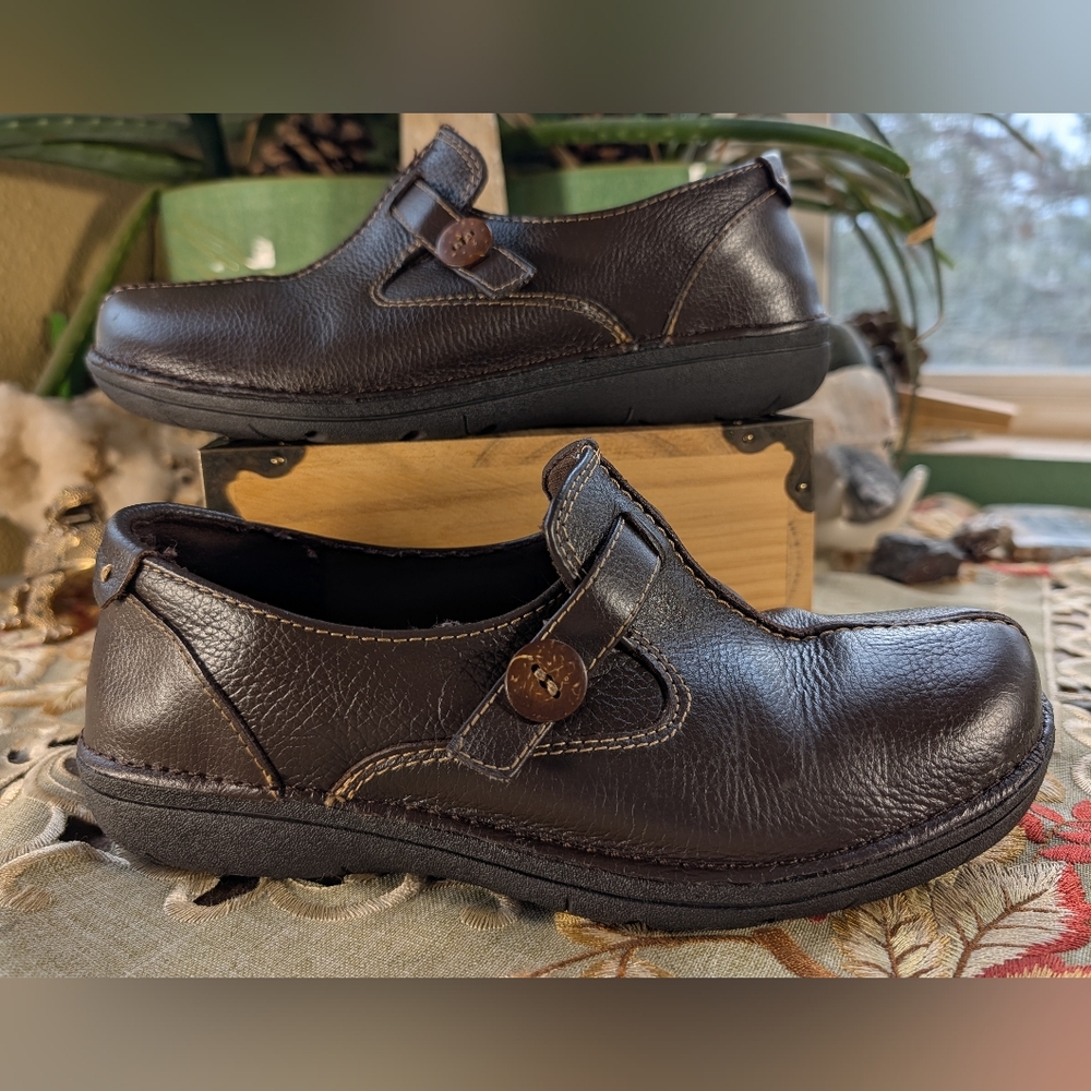 Croft & Barrow Dark Brown Leather Loafers